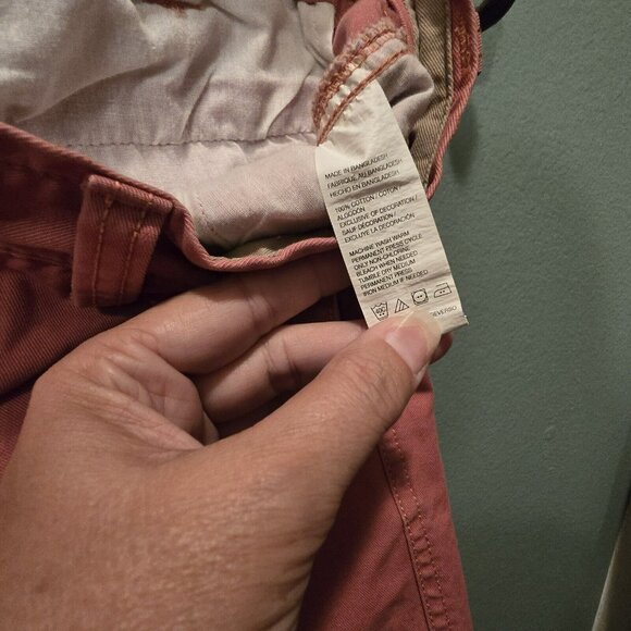 Izod Saltwater Men's Shorts, Size 38, 9" Seem, Pink Samon Color Tropical Summer - Picture 5 of 8